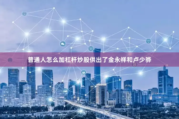 普通人怎么加杠杆炒股供出了金永祥和卢少骅